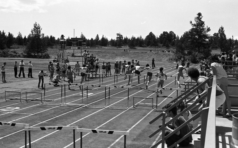 1982 High School Track Meet, Hurdles 02