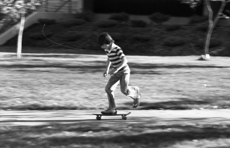 1977 Ackerman Elementary School, Skateboarding 02