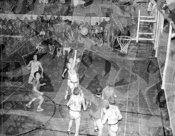 1949-50 Basketball Action 9