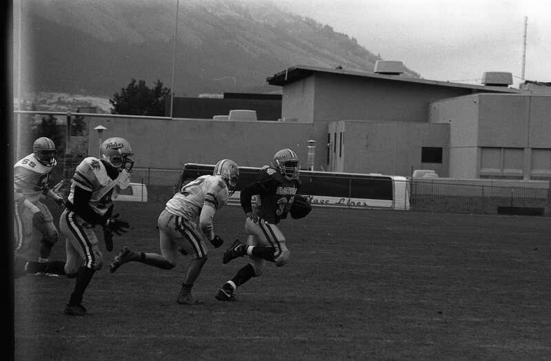 1991 Football Action, Western Oregon University at EOSC 08