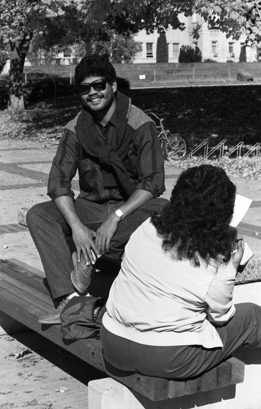 1985 Students, October Outdoor Candid Shots 02