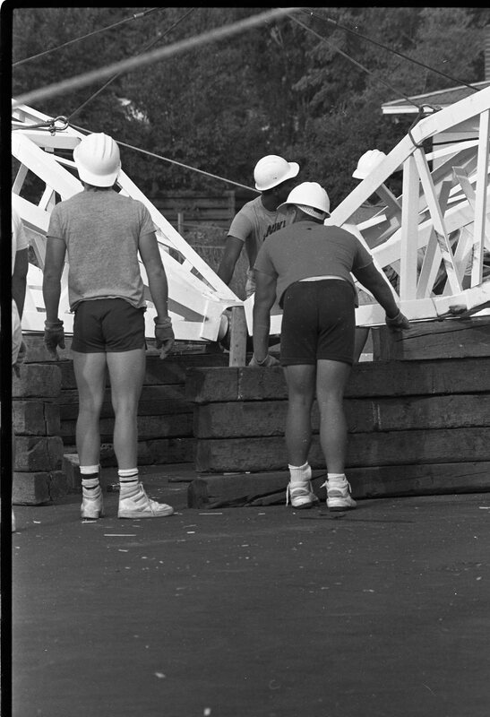 1988 Campus, Tennis Courts Construction 28