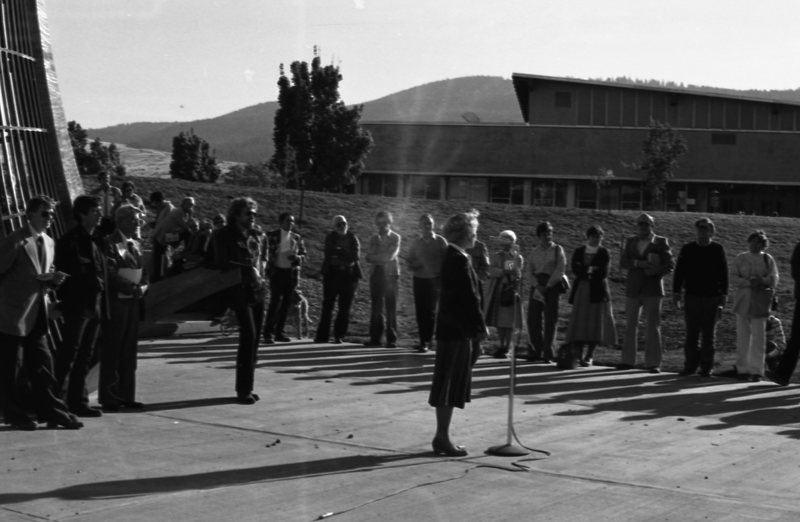 1981 Sculpture, Amphitheater Dedication 01