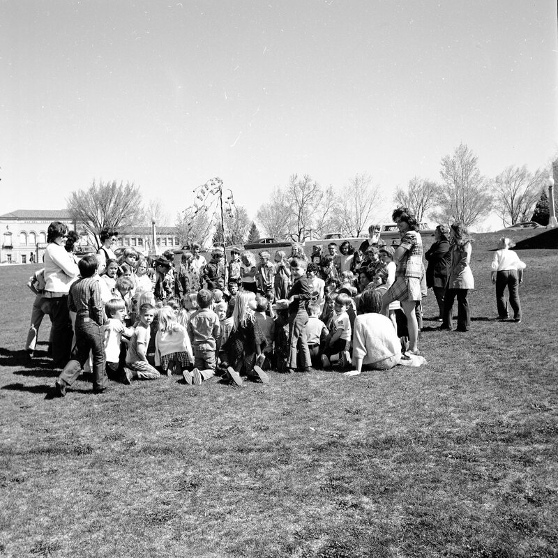 1972 Ackerman Elementary School, Tree Planting 09