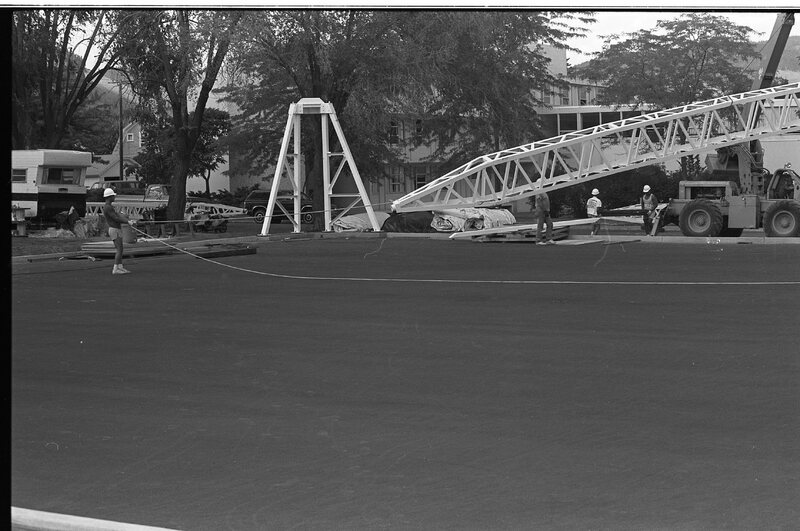 1988 Campus, Tennis Courts Construction 15