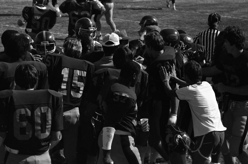 1982 Football Game, September 22nd, Sideline 01