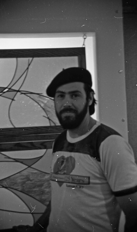 1984 Art Student, Stained Glass