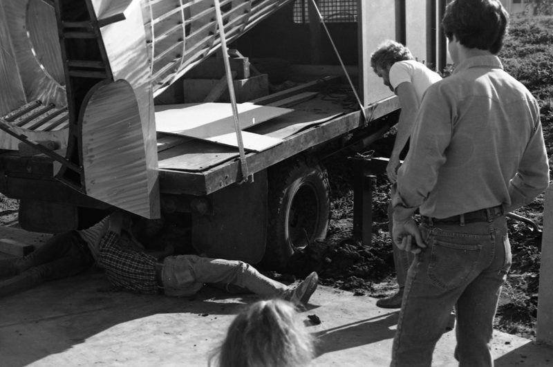 1981 Sculpture, Amphitheater Install 15