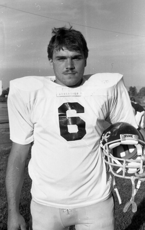 1984 Football Player, October Portraits 82