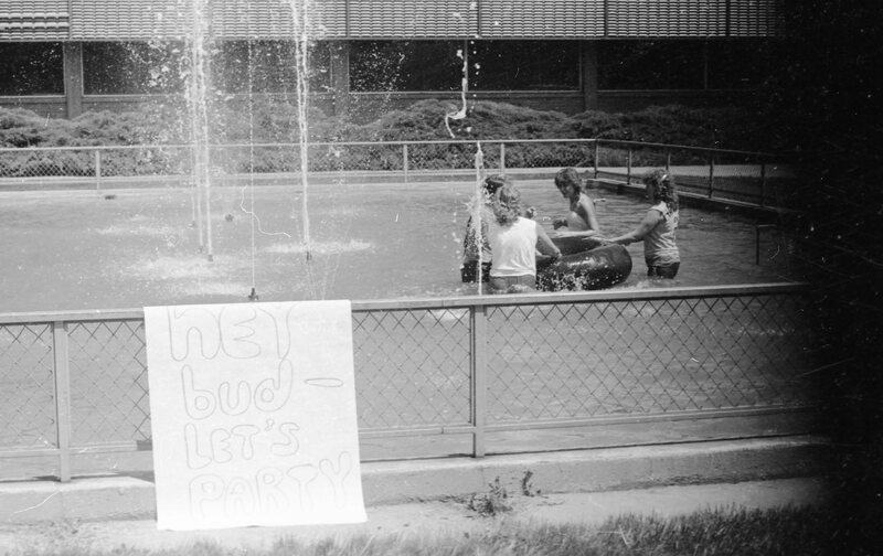 1981 Students, Fountain Swim 06