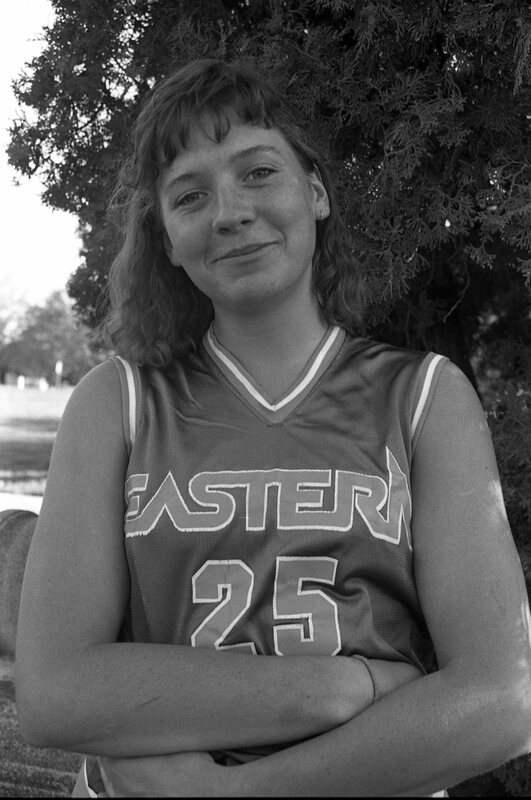 1990 Women's Basketball Player, Fall Portraits 06
