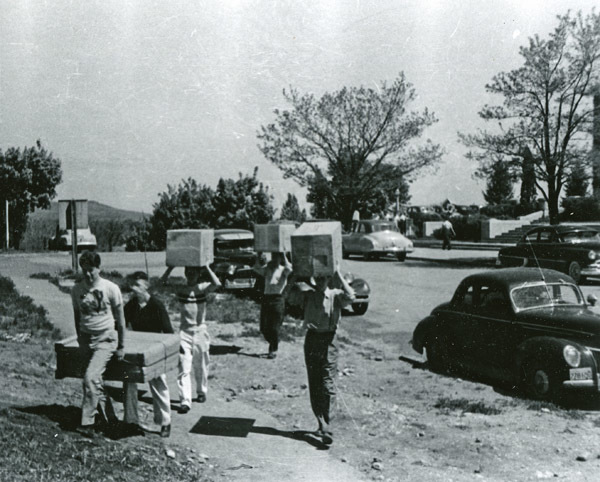 1951 Pierce Library, Moving In 19