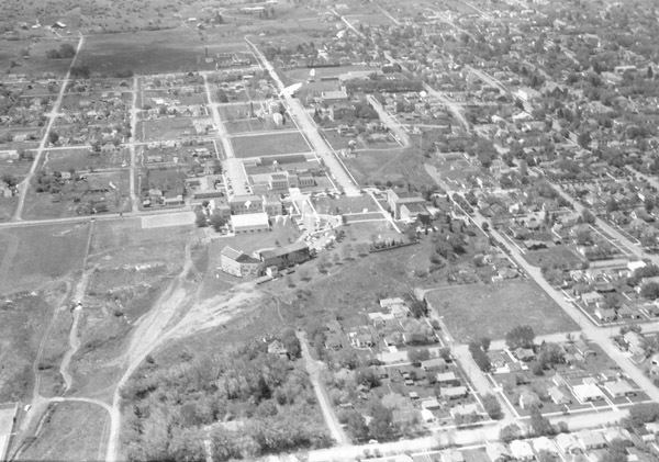 1954-55 Campus, Aerial 1