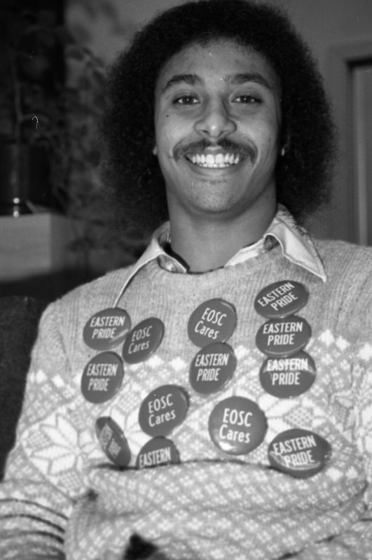 1984 Student with Eastern Pride Button 01