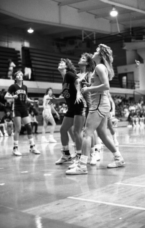 1988 Women's Basketball Action, Concordia at EOSC 07