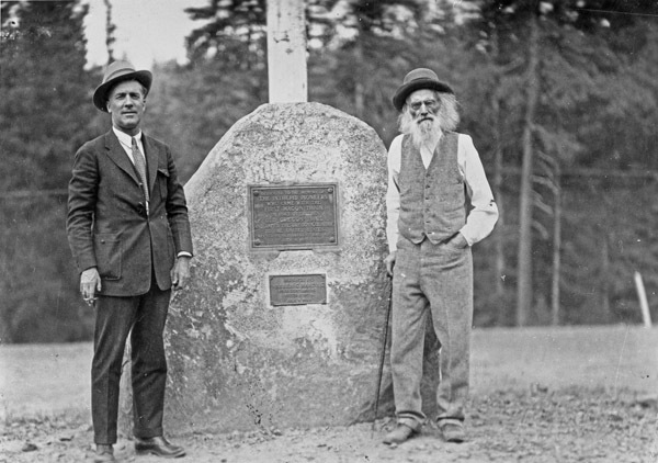 Meacham, Stone Monument 1