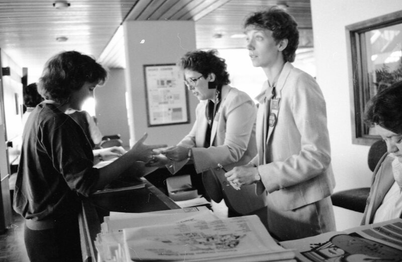 1985 Hoke Information Counter, Fall Term Registration 18