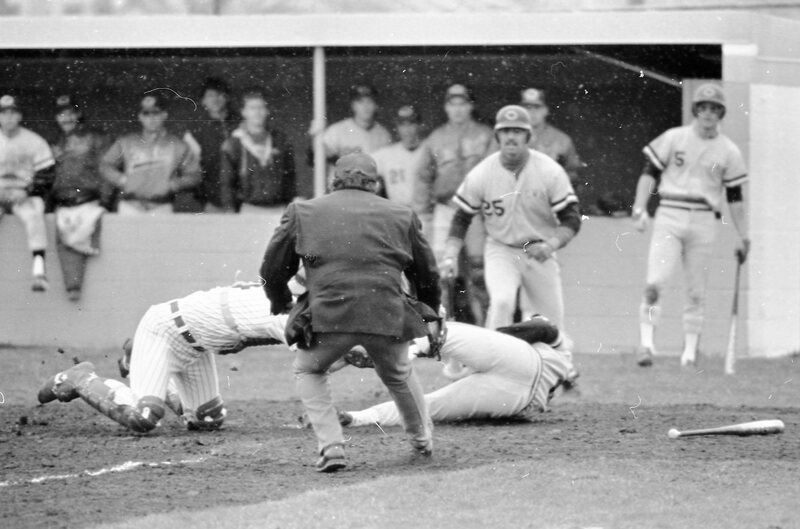 1988 Baseball Action, Central at EOSC 22