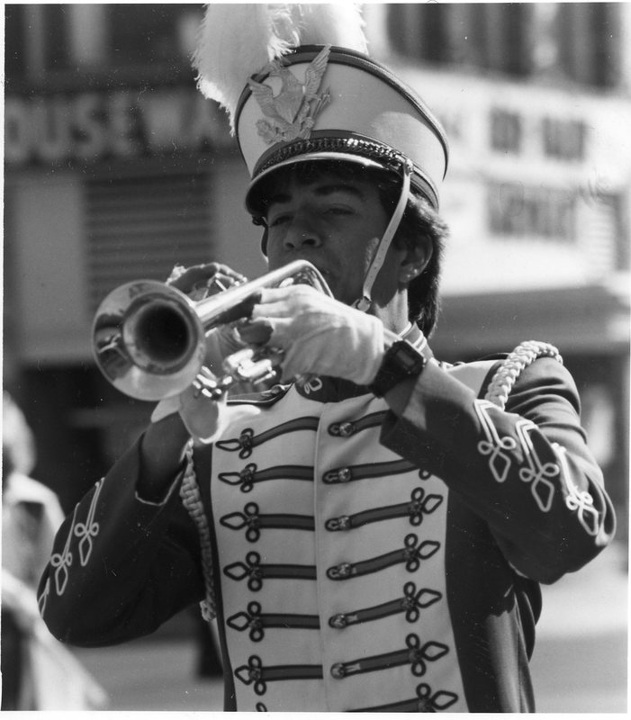 1986 Octoberfest Parade, High School Marching Band 01