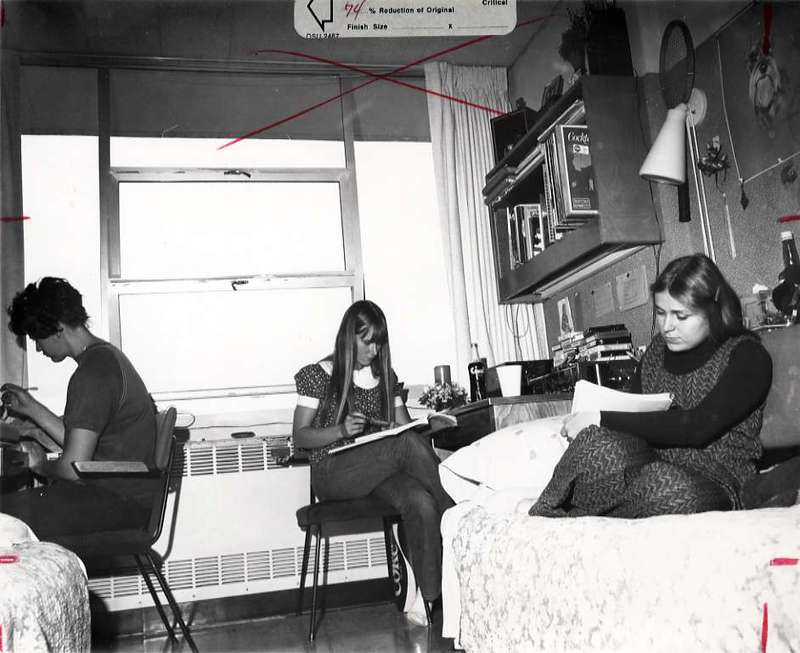 1973 Residence Life, Dorm Room 1-1