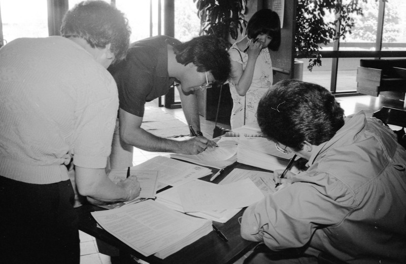 1987 English Seminar, Registration 01