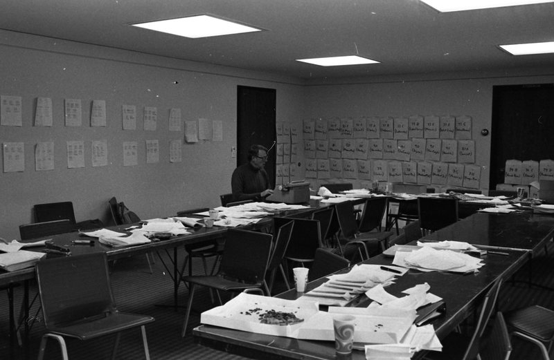 1977 Speech Tournament Set-up 5