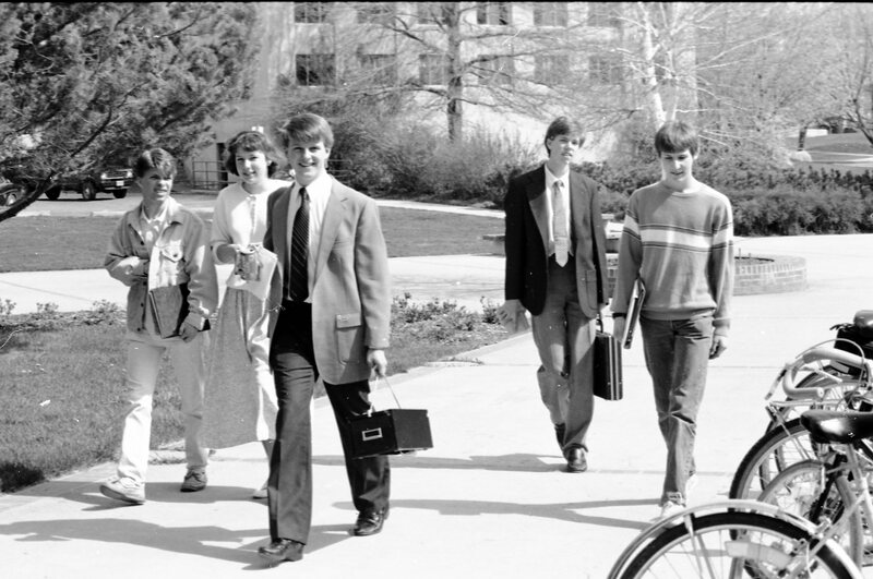 1987 Students, Walking 06