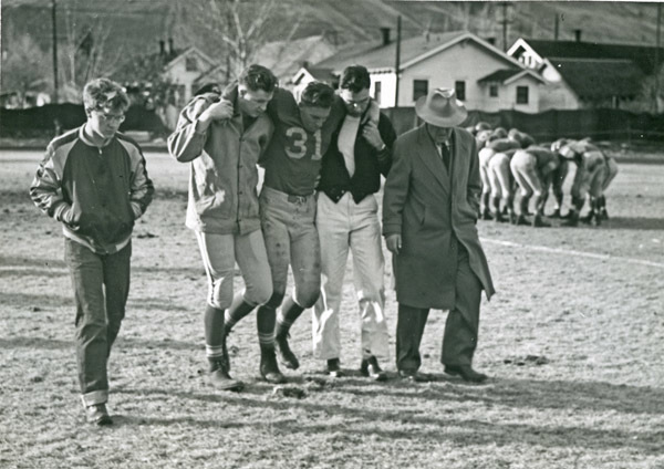 1949 Football Player, Injured 1