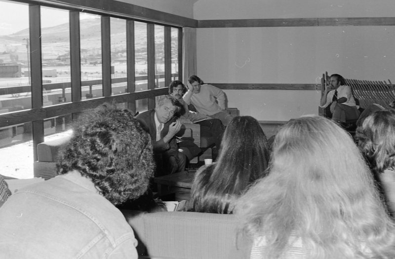 1975 Students, Conversations with President Rodney Briggs 04