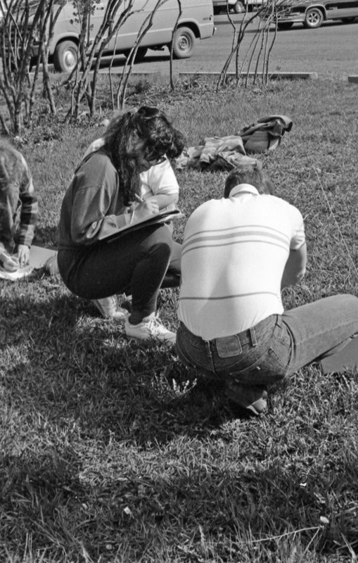 1987 Science, Biology Students in April 14