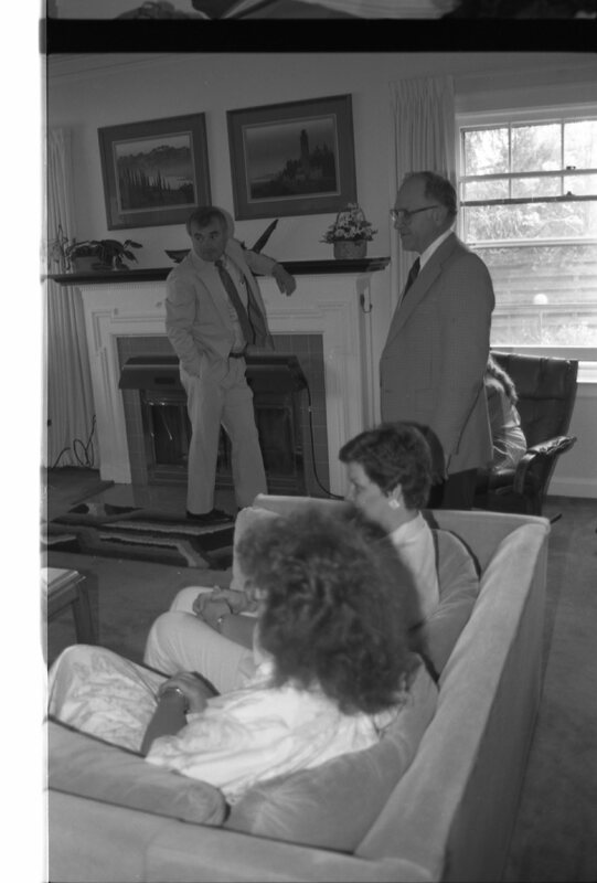 1989 President David Gilbert's House Dinner 06