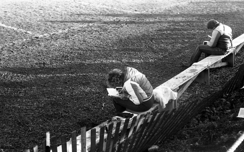 1982 Football Game, November 16th, Sideline 04