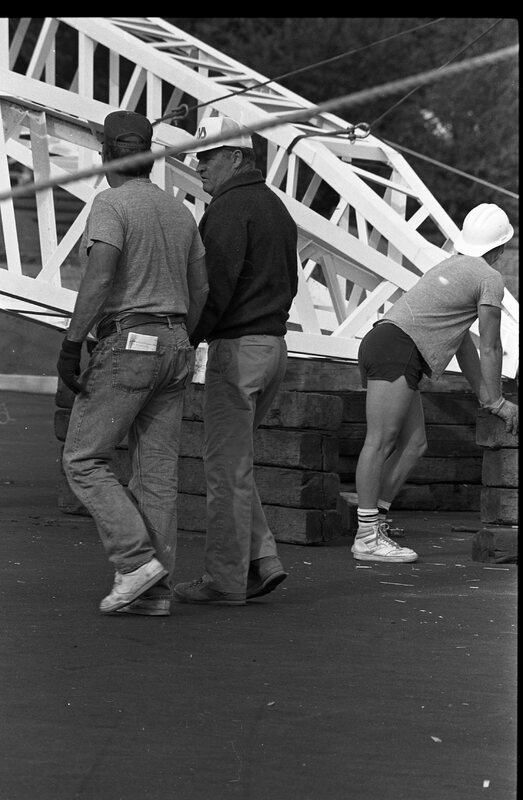 1988 Campus, Tennis Courts Construction 29