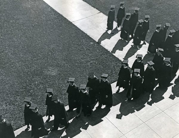 1941 Graduation Procession 1