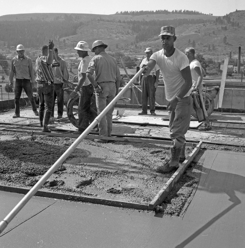 1971 Walter M. Pierce Library Remodel, Cement 17