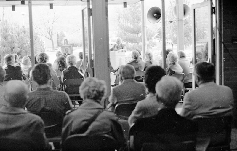 1983 Badgley Hall Dedication 09