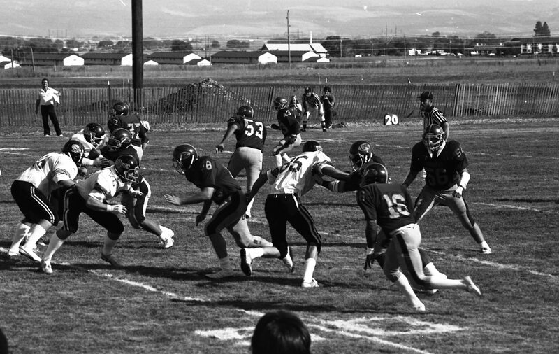 1982 Football, EOSC vs. Whitworth, September 22nd 15