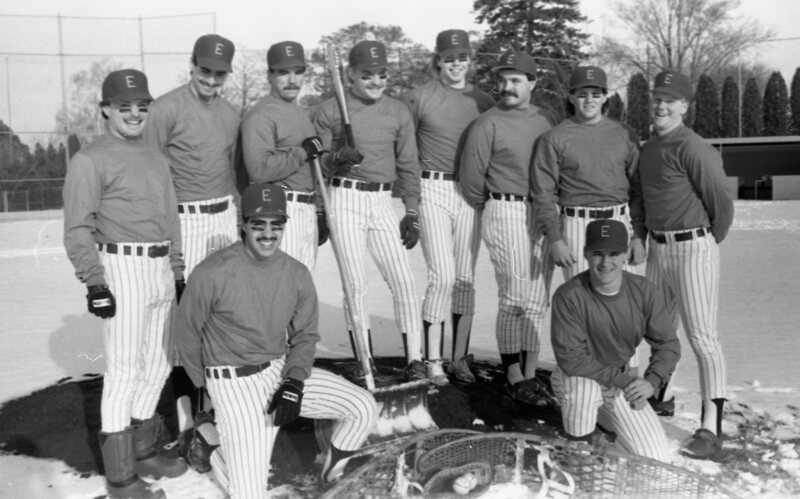 1988 Baseball Players in Snow 12