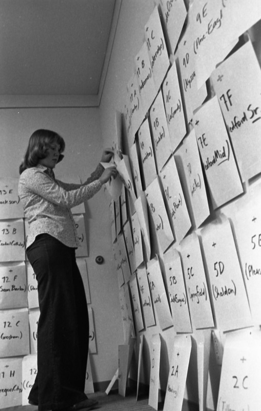 1977 Speech Tournament Set-up 3