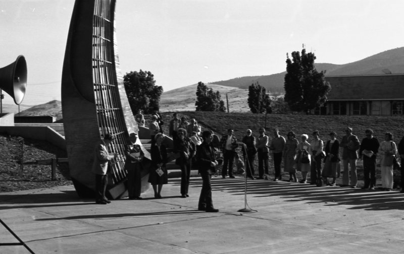 1981 Sculpture, Amphitheater Dedication 03