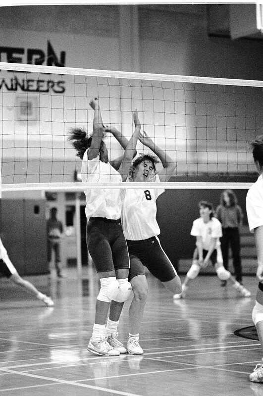 1991 Volleyball Action, Lewis &amp; Clark at EOSC 18