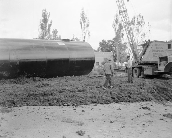 1957-58 Dorion Hall Septic Tank 1