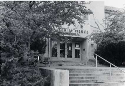 80's Pierce Library Entrance