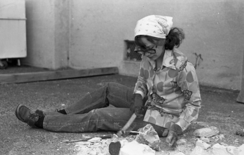 1977 Sculpture Class, Breaking Molds 10