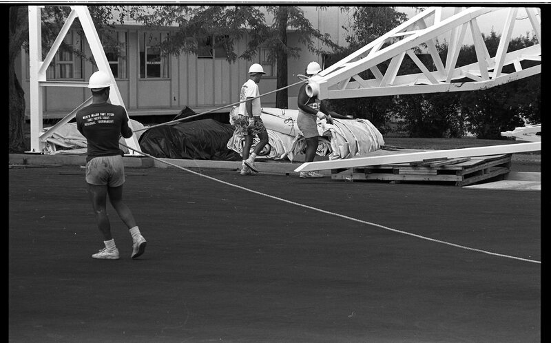 1988 Campus, Tennis Courts Construction 13