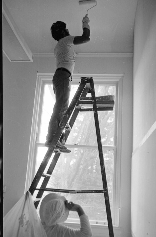 1983 Student, Painting Ceiling 04