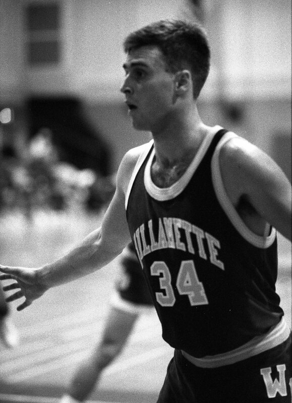 1991 Men's Basketball Action, Willamette University at EOSC 06