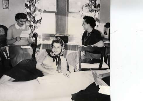 1953-54 Residence Life, Dorm Room