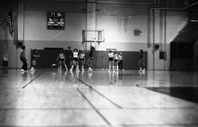 1981 Women's Basketball Action, January Home Game 04