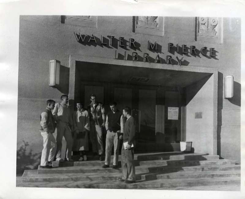 1954-55 Pierce Library Entrance 1